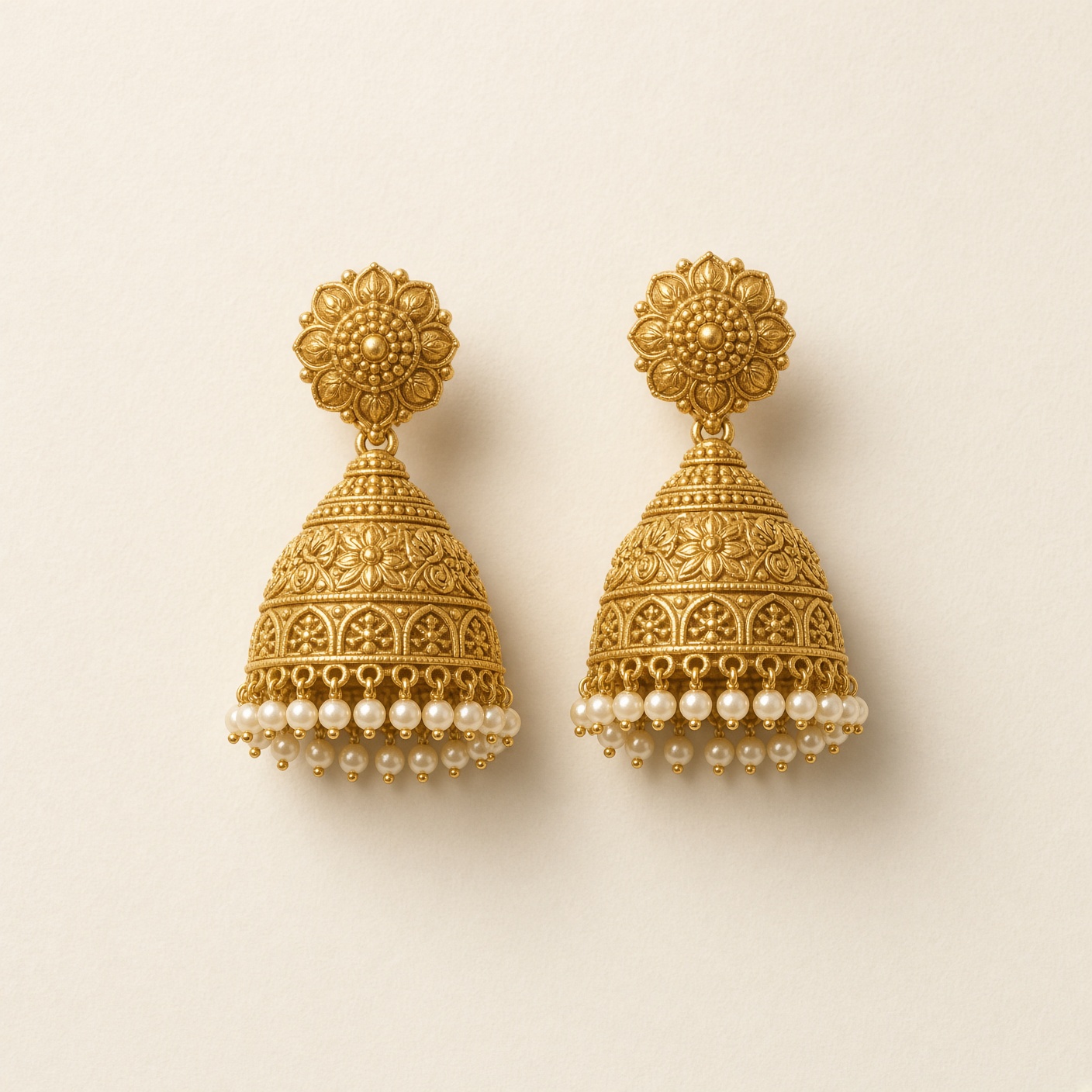 Mandir Jhumkas