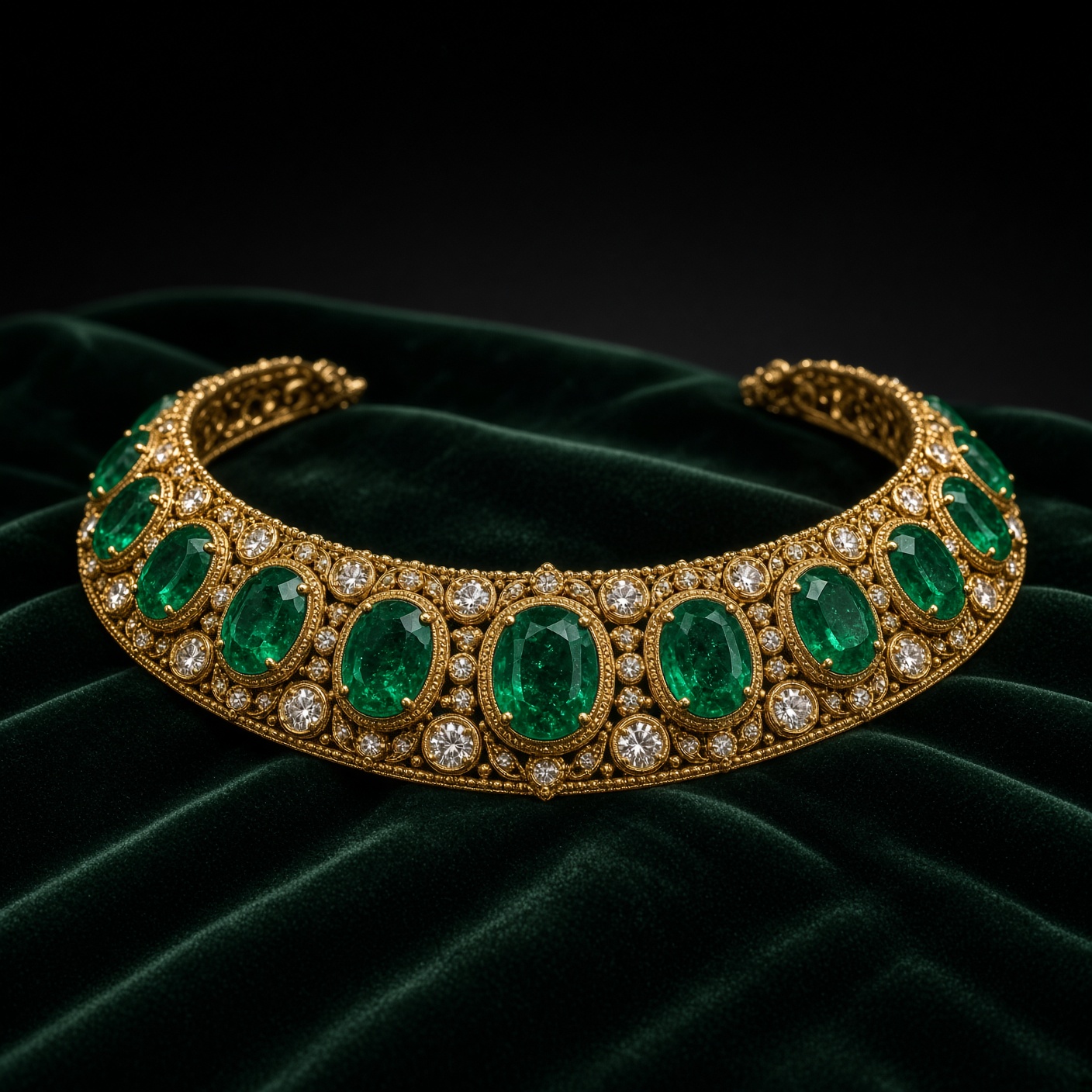 Imperial Emerald Collar